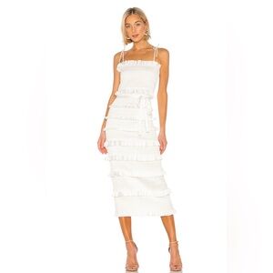 V. Chapman Lily Dress in White
